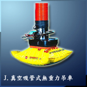 J.真空吸管式無重力吊車Vacuum Tube Ergonomic Lifting Systems