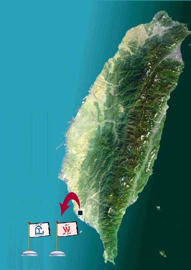 揮王企業股份有限公司,明大輝有限公司在台灣地理位置