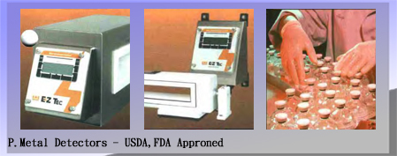P.金屬探測器-食品藥物用Metal Detectors - USDA,FDA Approned