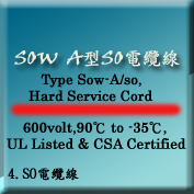 4. SO電纜線SO POWER CABLE