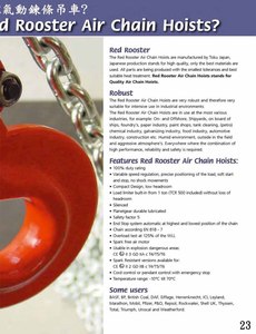 Red Rooster氣動鍊條吊車Red Rooster air chain hoist-contents-2