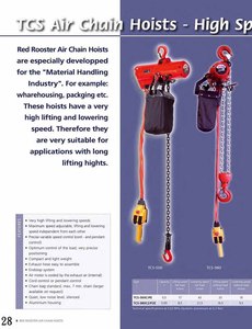 Red Rooster氣動鍊條吊車Red Rooster air chain hoist-7