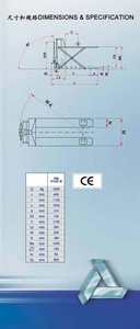B3b-3. 高揚程拖板車HIGH LIFT PALLET TRUCKS_尺寸和規格DIMENSIONS & SPECIFICATION