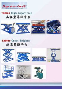 B4b-7高容量&超高昇降平台High Capacities & Great Heights Lifting table
