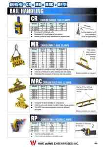 2-11.鐵軌夾-MR , MRC , RP型 RAIL HANDLING