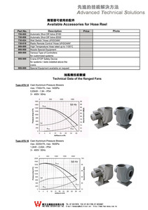 E4-1-5.捲管器可使用的配件 Available Accessories for Hose Reel