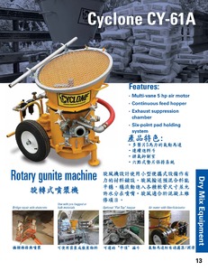 8-15.旋轉噴漿機 Rotary Gunite Machine Cyline CY-61A