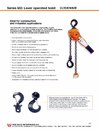 CM 手拉、手搖鍊條吊車-653型搖桿吊車CM Hand Chain Hoist-Series 653 lever operated hoist