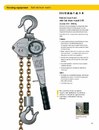 耶魯手拉手搖吊車-D95型棘輪手搖吊車 Yale Hand Chain-Ratchet lever hoist with link chain model D95